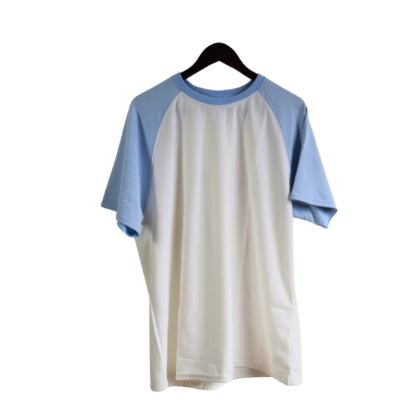 Oversize Two-Colors - Celeste/Marfil - Imagen 2