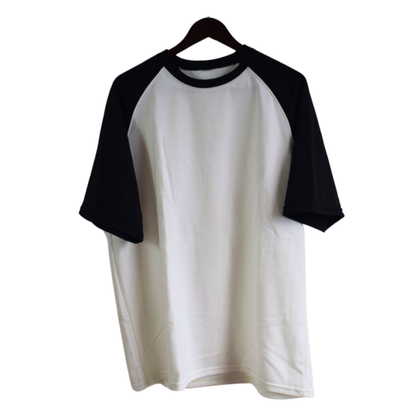 Oversize Two-Colors Negro - Marfil - Imagen 2