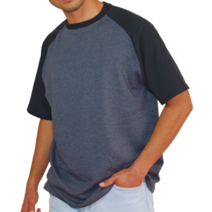 Oversize Two-Colors Negro/Gris Oscuro