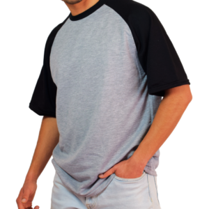 Oversize Two-Colors - Negro/Gris Claro