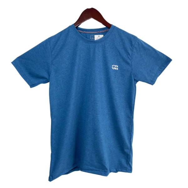 Camiseta Slim Basic Azul - Imagen 2