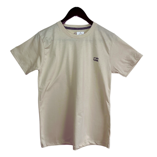 Camiseta Slim Basic Crema - Imagen 2