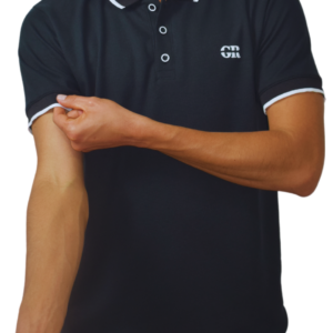Camiseta Polo Classic Textured Negro