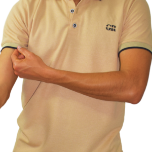 Camiseta Polo Classic Textured Cramel