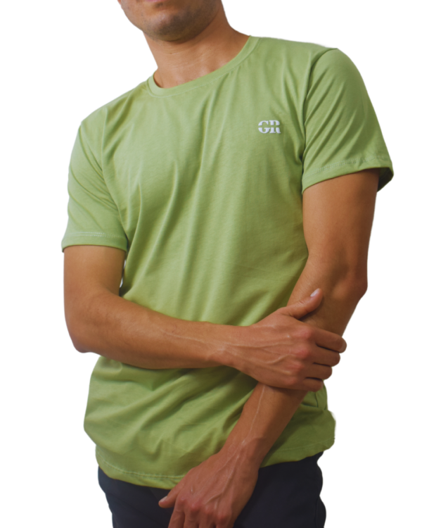 Camiseta Slim Basic Pistacho