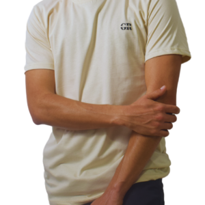 Camiseta Slim Basic Crema