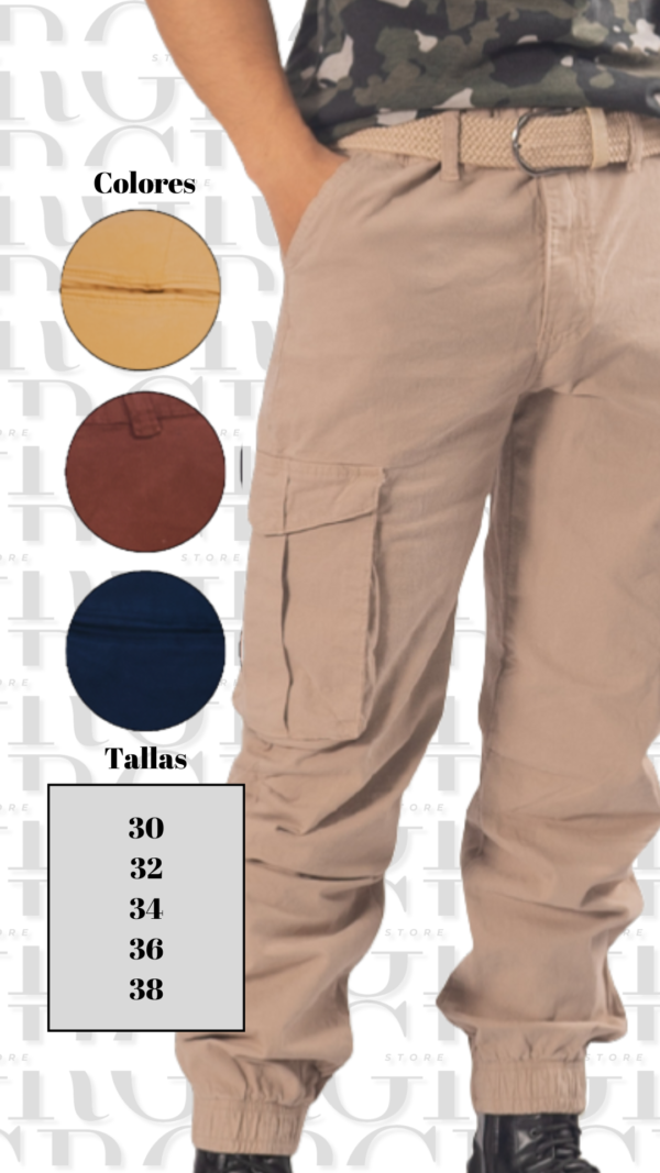 Pantalones Casual Classic- - Imagen 2